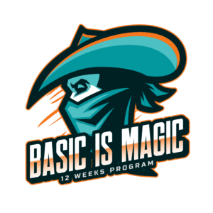 logo barbell bandit basic is magic